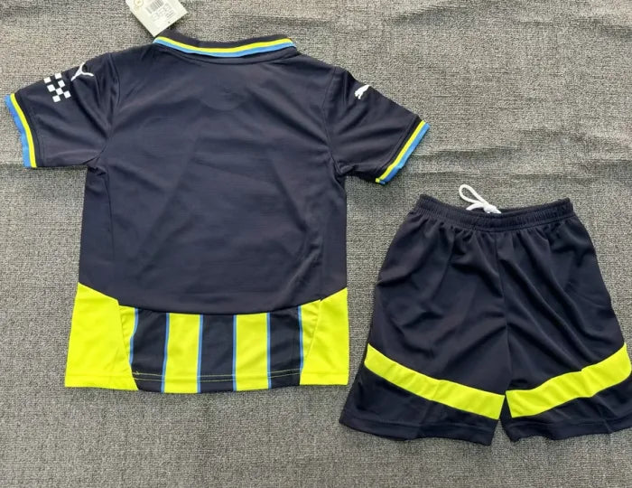 Conjunto visitante del Manchester City 2024/2025 (adultos y niños)