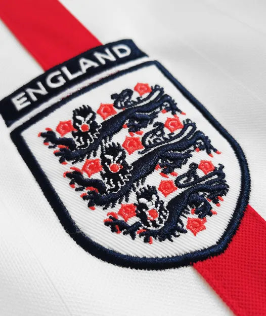 Camiseta retro de manga larga de Inglaterra 2002