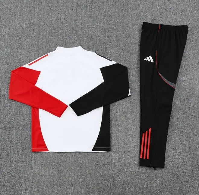 Chándal blanco con cremallera 1/4 del AFC Ajax 2025/2026