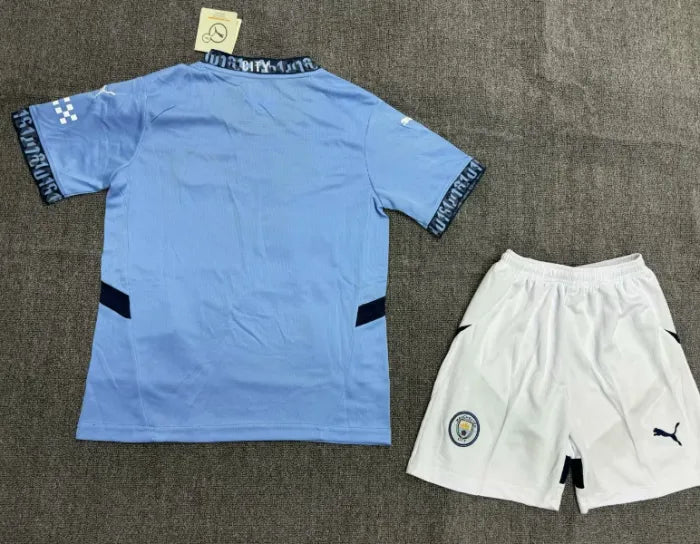 Conjunto local del Manchester City 2024/2025 (adultos y niños)