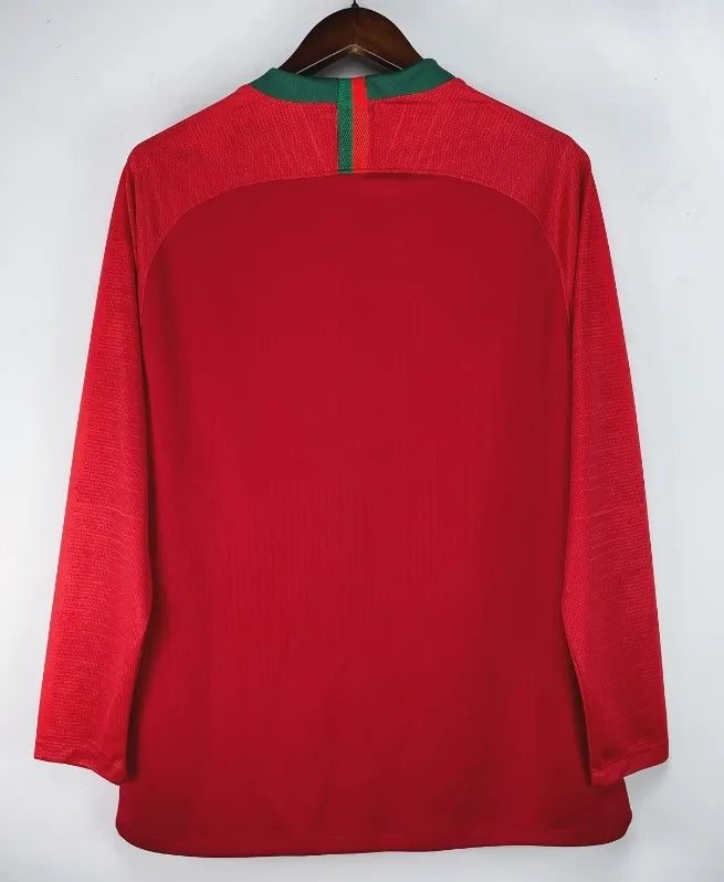 قميص البرتغال الأساسي ذو الأكمام الطويلة لعام 2018