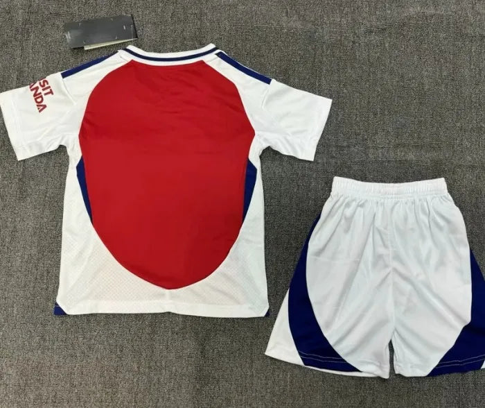 Conjunto local del Arsenal 2024/2025 (adultos y niños)