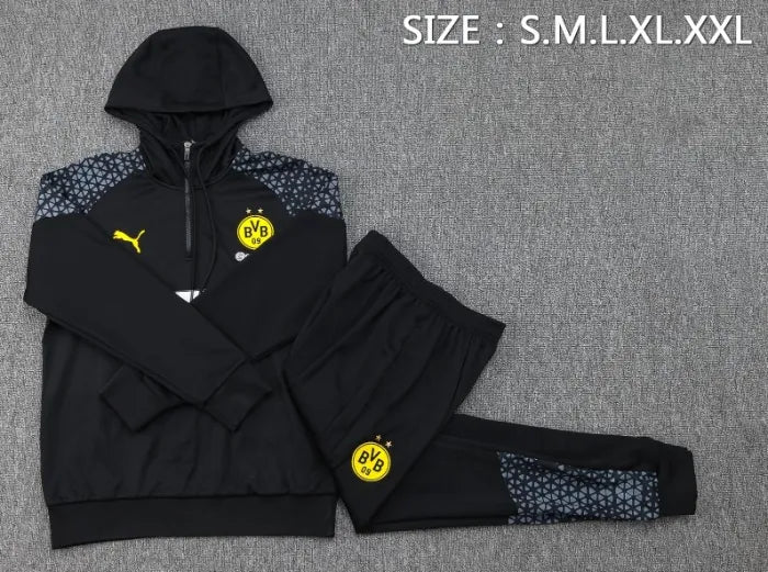 Chándal con capucha negro del Dortmund 2023/2024