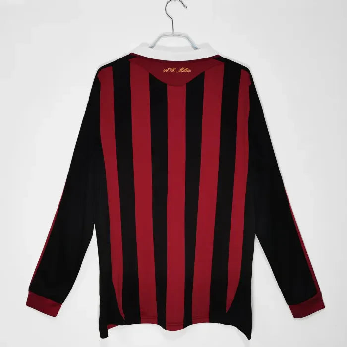 AC Milan 2009/2010 Home Retro Long Sleeve