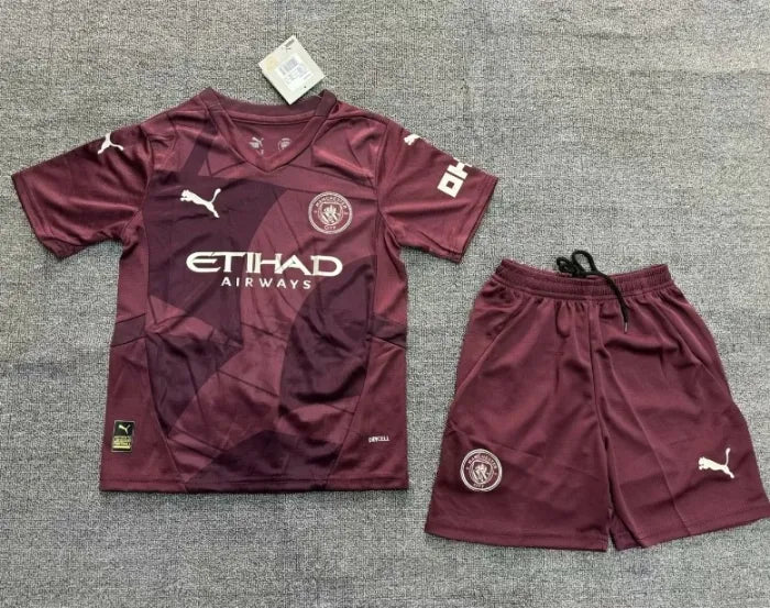 Tercera equipación del Manchester City 2024/2025 (adultos y niños)