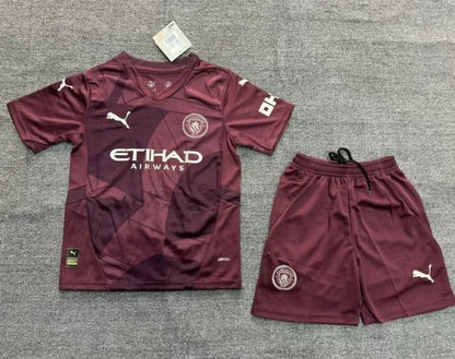 Tercera equipación del Manchester City 2024/2025 (adultos y niños)