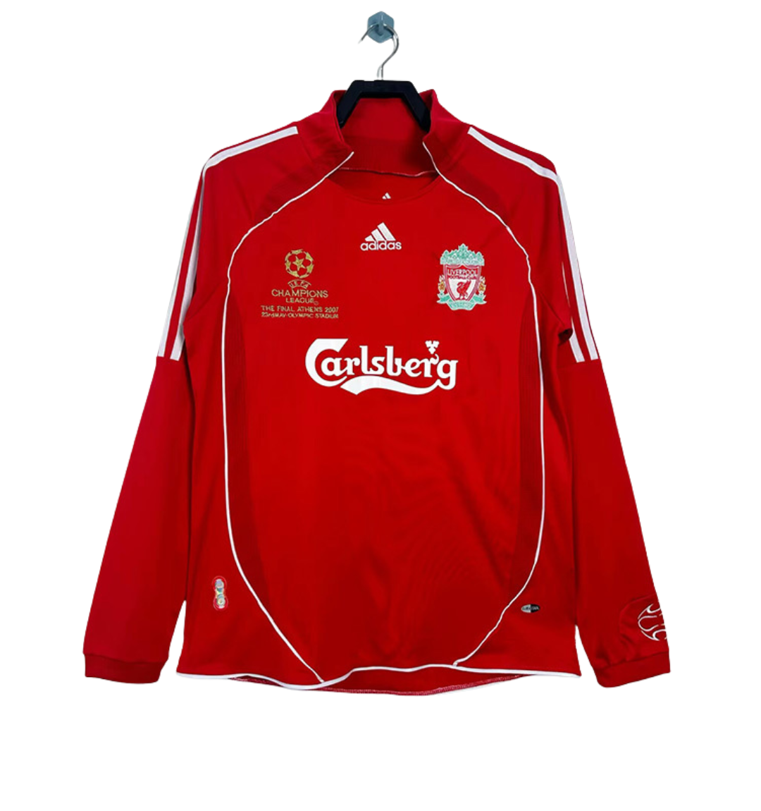 Camiseta retro de manga larga del Liverpool 2006/2007
