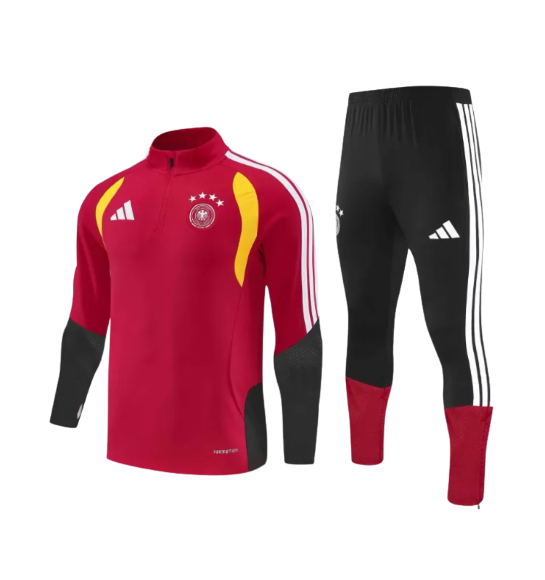 Chándal blanco con cremallera 1/4 de Alemania 2025