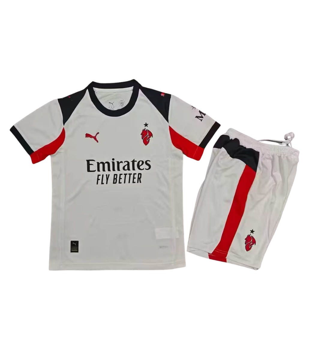 Conjunto visitante del AC Milan 2025/2026 (adultos y niños)