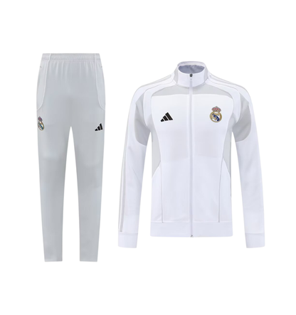 Chaqueta chándal blanca del Real Madrid 2025/2026