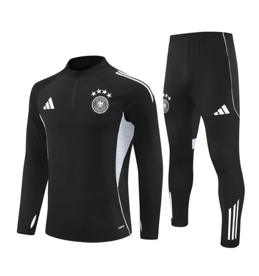Chándal negro con cremallera 1/4 de Alemania 2025