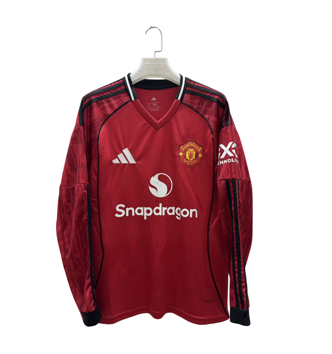 Camiseta de manga larga local del Manchester United 2025/2026