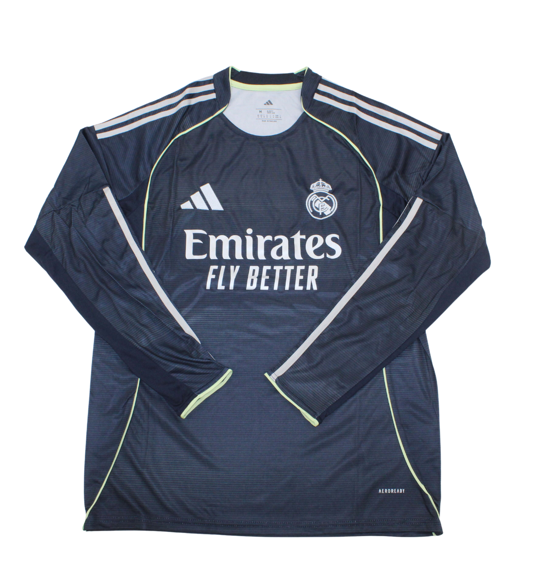 Camiseta de manga larga visitante del Real Madrid 2025/2026