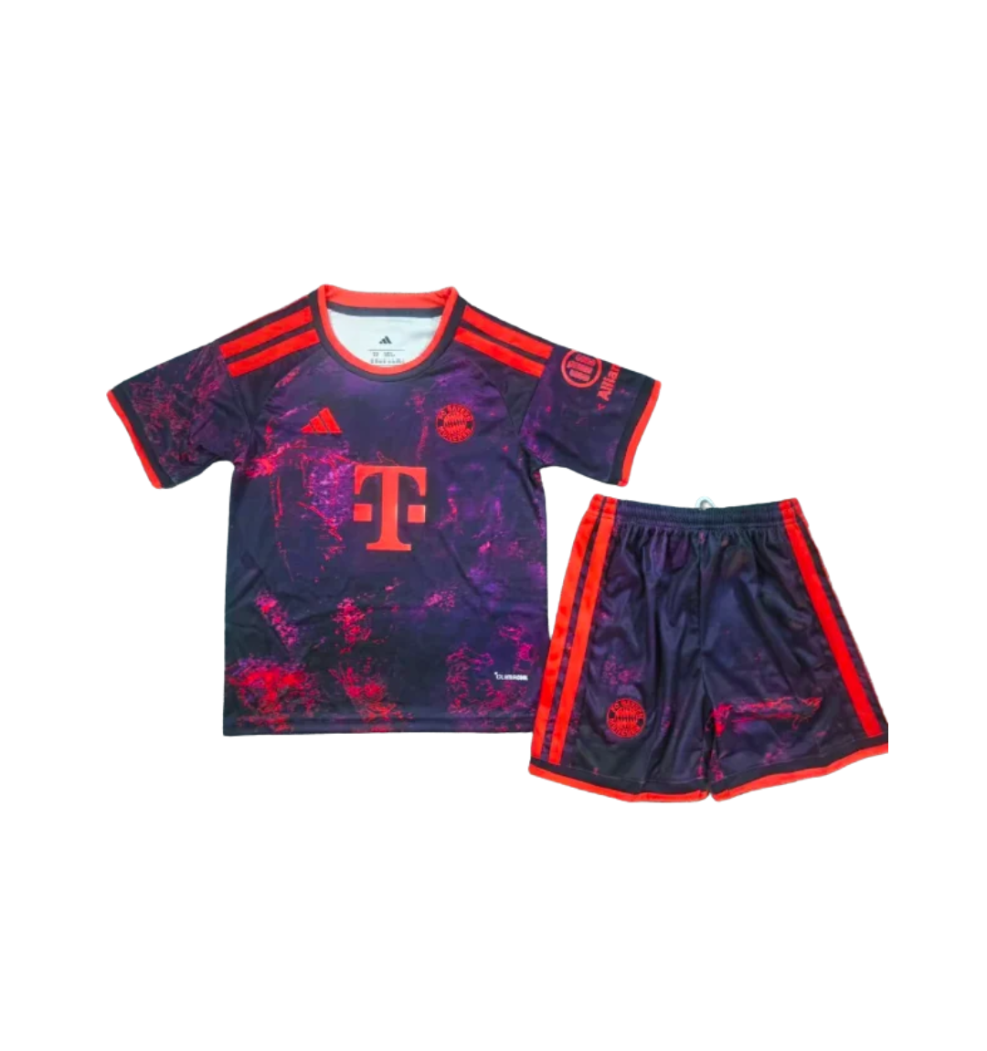Conjunto local del Bayern Múnich 2025/2026 (adultos y niños)