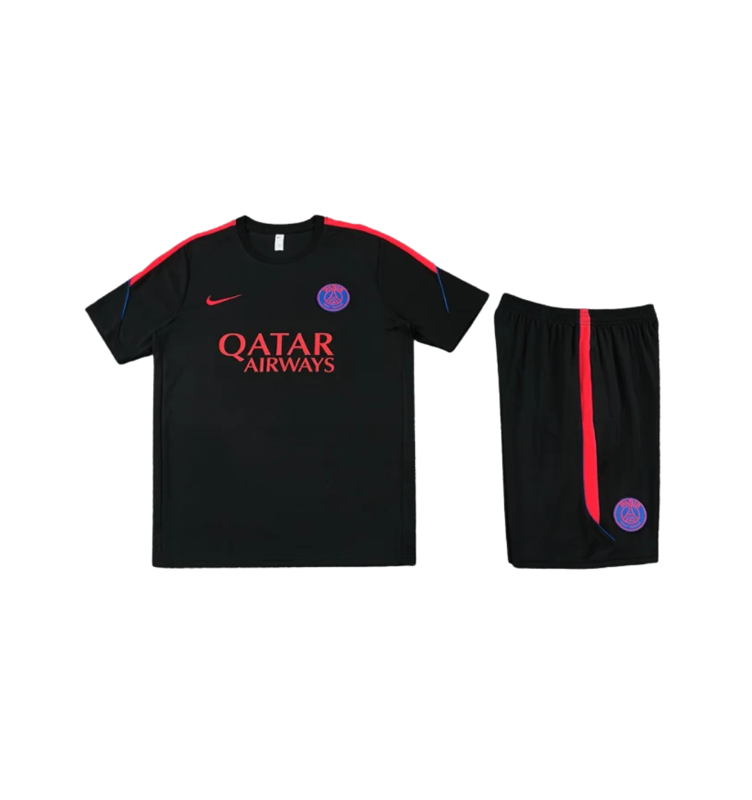 Chándal rojo de manga corta/pantalones cortos del Manchester United 2023/2024