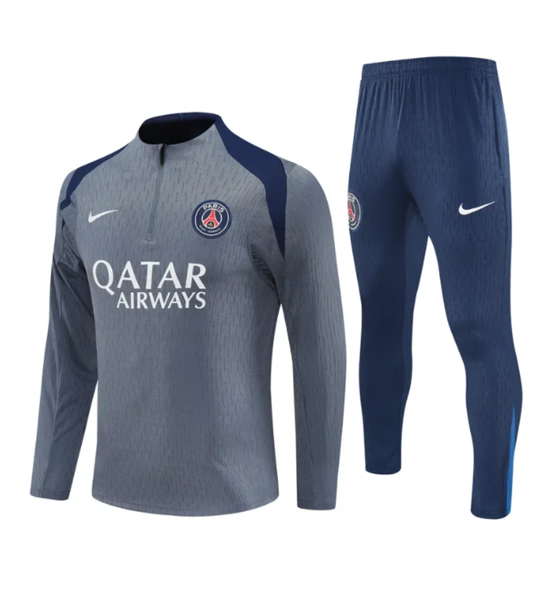 Chándal PSG 2025/2026 con cremallera 1/4 gris