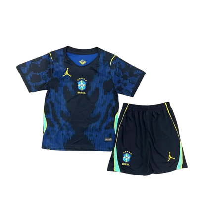 Conjunto visitante de Brasil 2024 (adultos y niños)