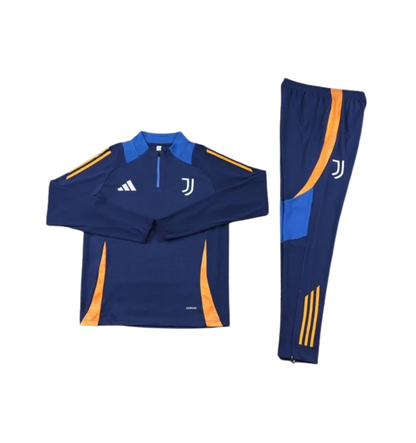 Juventus 2024/2025 1/4 Zipper Tracksuit Blue