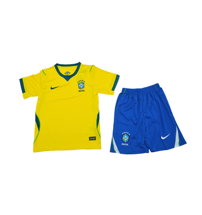 Conjunto visitante de Brasil 2024 (adultos y niños)