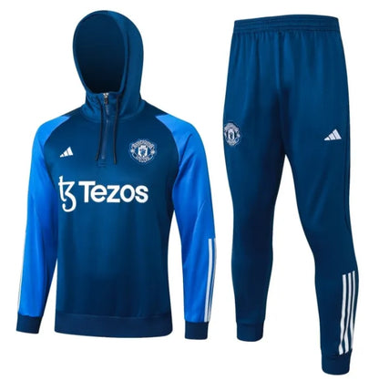 Chándal con capucha azul del Manchester United 2023/2024