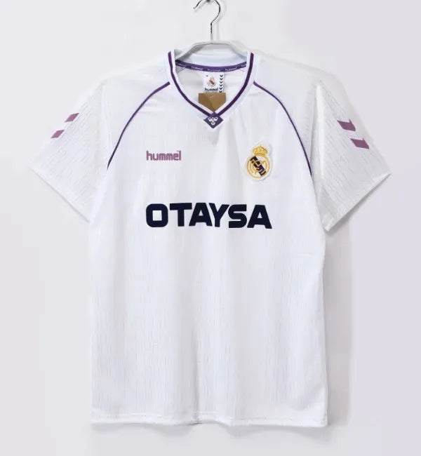طقم ريال مدريد الأساسي لموسم 1990/1991 (نسخة كلاسيكية)