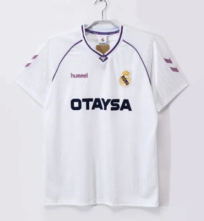 طقم ريال مدريد الأساسي لموسم 1990/1991 (نسخة كلاسيكية)