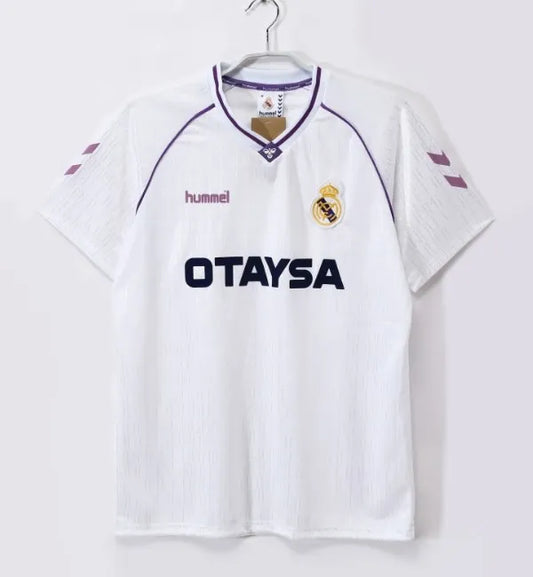 طقم ريال مدريد الأساسي لموسم 1990/1991 (نسخة كلاسيكية)