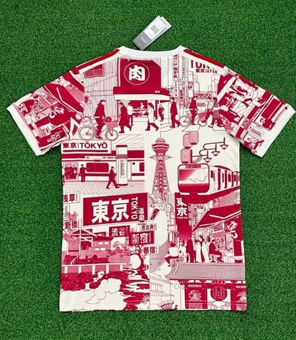 Concepto rojo de Tokio, Japón