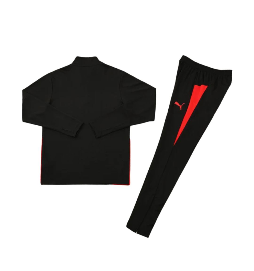 بدلة رياضية سوداء بسحاب ربعي، البرتغال 2026