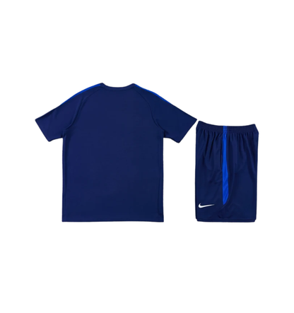 Chándal azul de manga corta/pantalones cortos del Inter de Milán 2024/2025