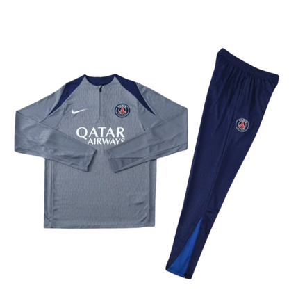 Chándal PSG 2025/2026 con cremallera 1/4 gris