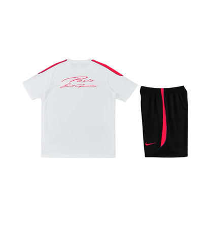 Chándal rojo de manga corta/pantalones cortos del Manchester United 2023/2024