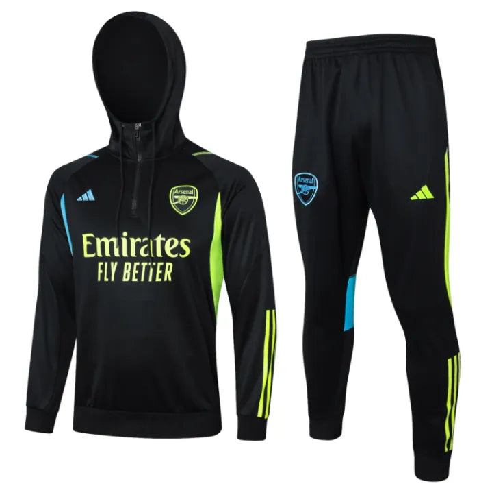 Chándal con capucha negro del Arsenal 2023/2024