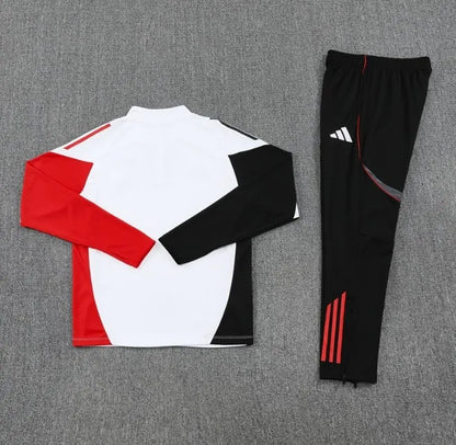 Chándal blanco con cremallera 1/4 del AFC Ajax 2025/2026