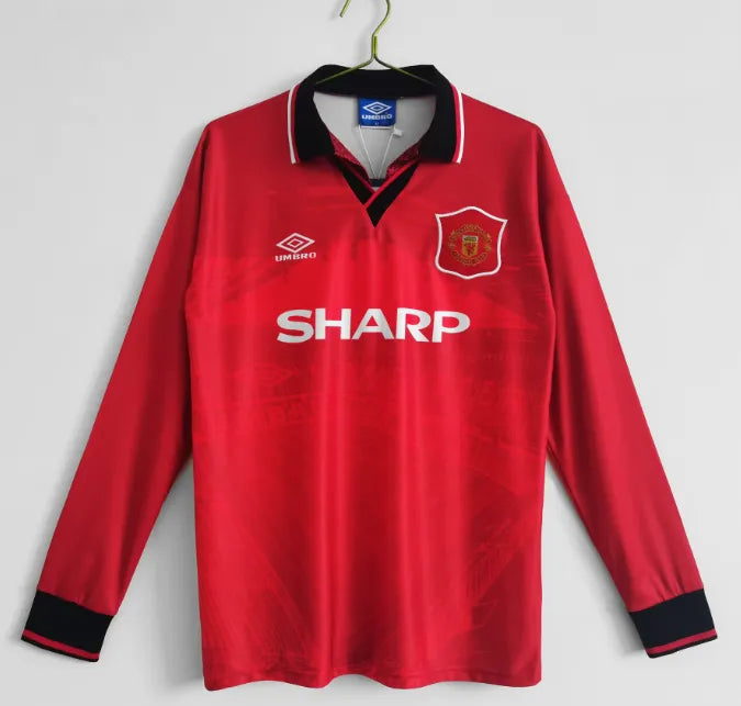 Camiseta retro de manga larga del Manchester United 1994/1995