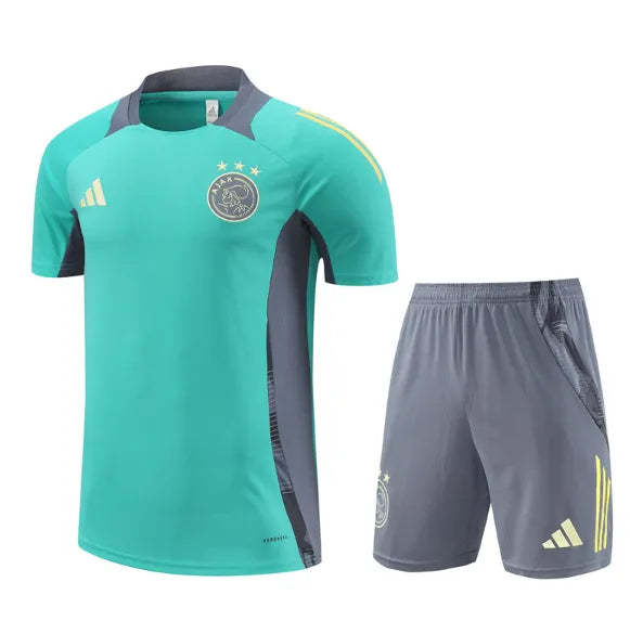Chándal verde de manga corta/pantalones cortos del AFC Ajax 2024/2025
