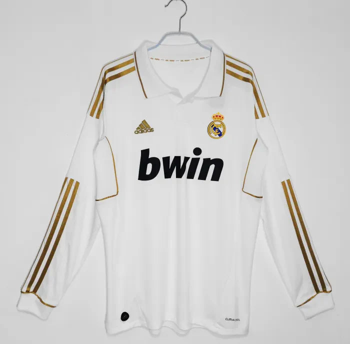 قميص ريال مدريد الأساسي ذو الأكمام الطويلة لموسم 2011/2012