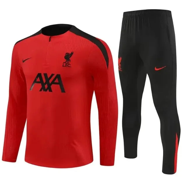 Chándal Liverpool 2024/2025 con cremallera 1/4 rojo