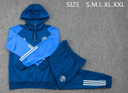 Chándal con capucha azul del Manchester United 2023/2024