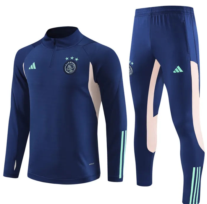 Chándal azul con cremallera 1/4 del AFC Ajax 2023/2024
