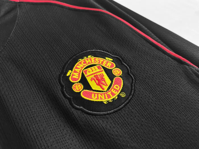 Camiseta retro de manga larga de visitante del Manchester United 2007/2008