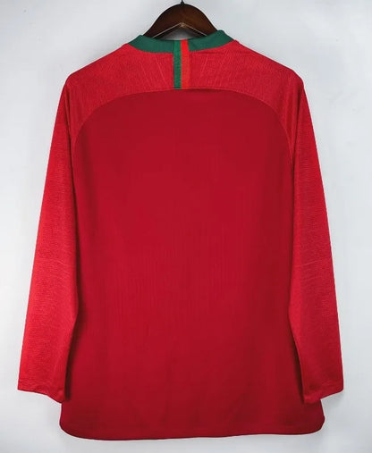 قميص البرتغال الأساسي ذو الأكمام الطويلة لعام 2018