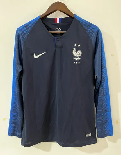 Camiseta de manga larga local de Francia 2018