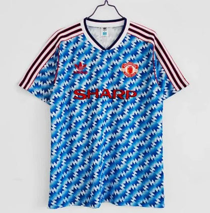 Retro de visitante del Manchester United 1991/1992