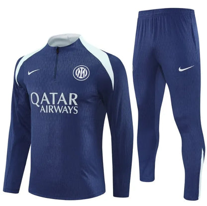 Inter Milan 2025/2026 1/4 Zipper Tracksuit Dark Blue