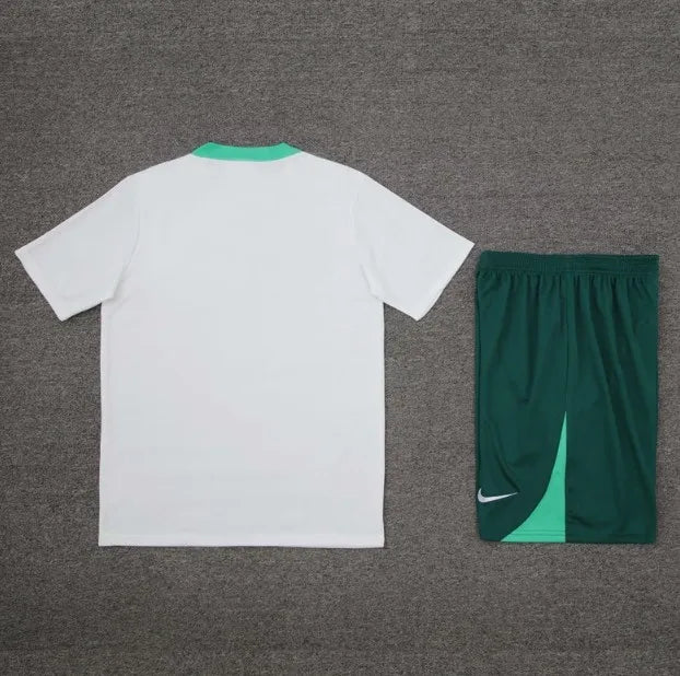 Chándal de manga corta/pantalones cortos Portugal 2024 blanco