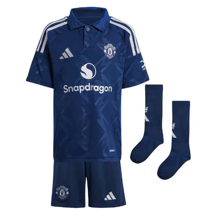 Conjunto visitante del Manchester United 2024/2025 (adultos y niños)