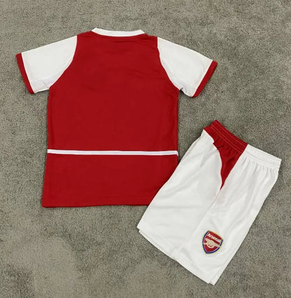 Conjunto retro local del Arsenal 2002/2003 para niños