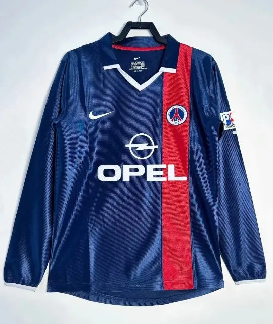 Camiseta retro de manga larga del PSG 2001/2002
