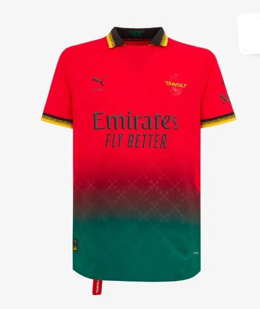 AC Milan x Off-White 2024/2025 Fourth Special Red